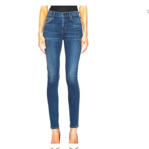 CITIZENS OF HUMANITY Phantom Cropped Skinny Leg Jeans In Med Wash. Size 25
